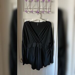Black Pullover Blouse